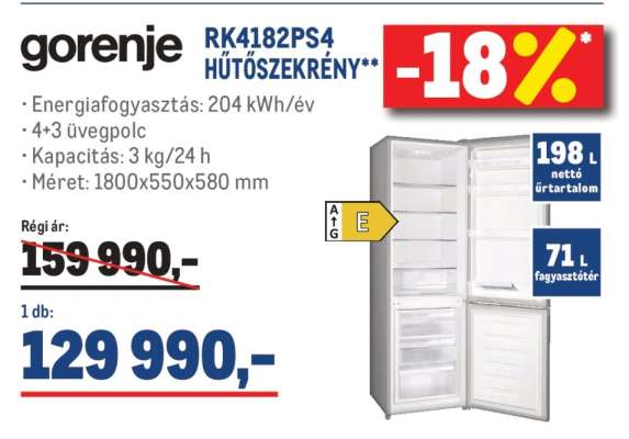 gorenje RK4182PS4
