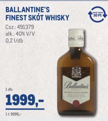 Ballantine's Finest skót whisky