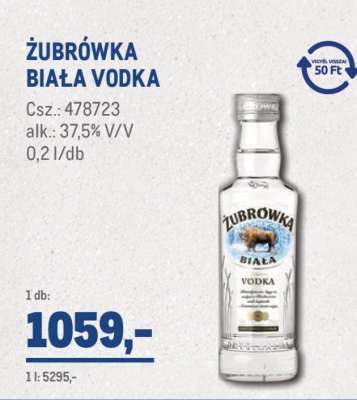 ZUBROWKA Biala vodka*