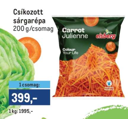 eisberg Carrot Julienne