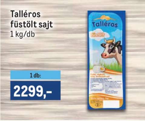 Talléros füstölt sajt