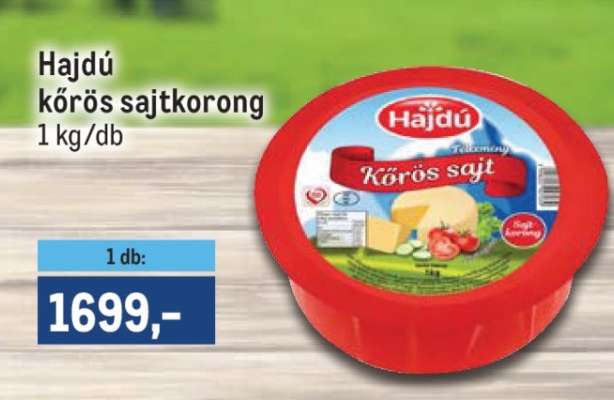 Hajdú Körös sajtkorong