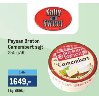 Paysan Breton Camembert sajt