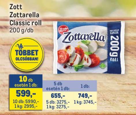 Zott Zottarella Classic roll