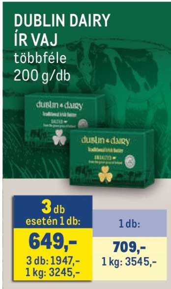 Dublin Dairy ír vaj