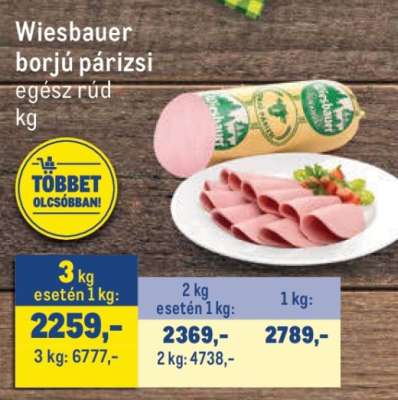 Wiesbauer borjú-párizsi