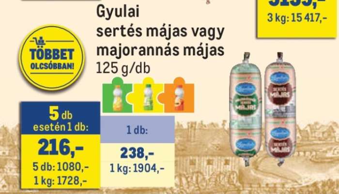 Gyulai sertés májas vagy majorannás májas