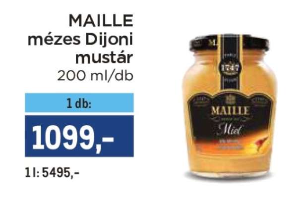 Maille mézes dijoni mustár