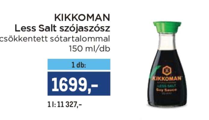 Kikkoman Less Salt szójaszósz