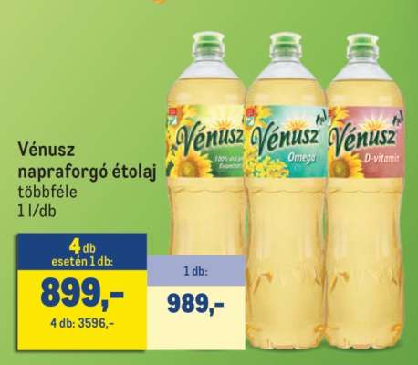 VÉNUSZ Napraforgó-étolaj
