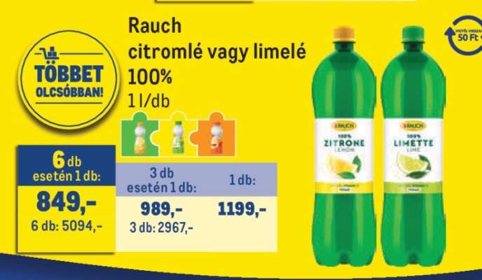 Rauch citromlé vagy limelé