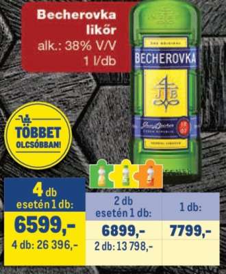 Becherovka likőr