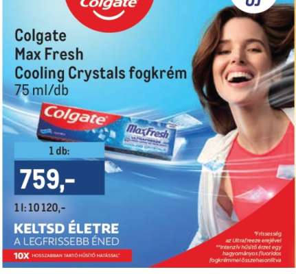 Colgate Max Fresh Cooling Crystals fogkrém