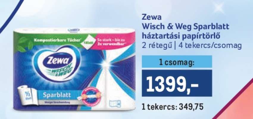Zewa Wisch & Weg Sparblatt
