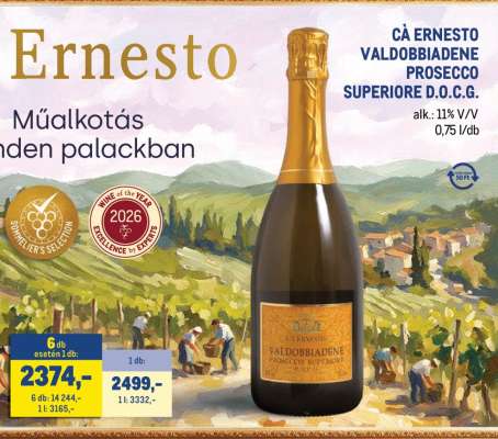 CÀ ERNESTO VALDOBBIADENE PROSECCO SUPERIORE D.O.C.G.