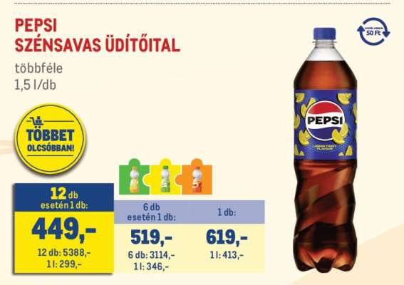 Pepsi szénsavas üdítőital