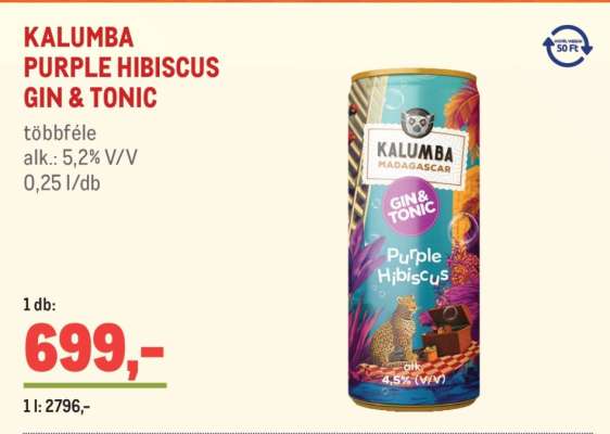 KALUMBA PURPLE HIBISCUS GIN & TONIC