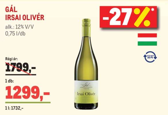 GÁL IRSAI OLIVÉR