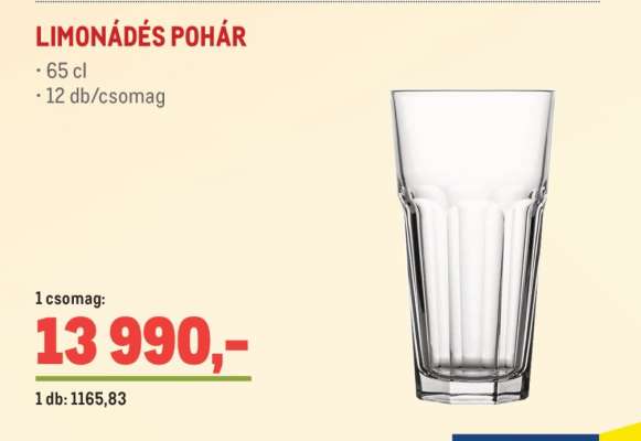 LIMONÁDÉS POHÁR