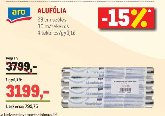 aro ALUFÓLIA