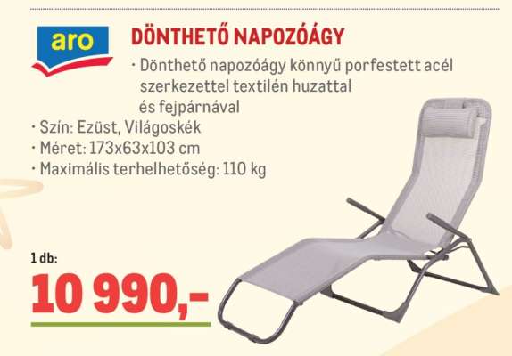 aro DÖNTHETŐ NAPOZÓÁGY