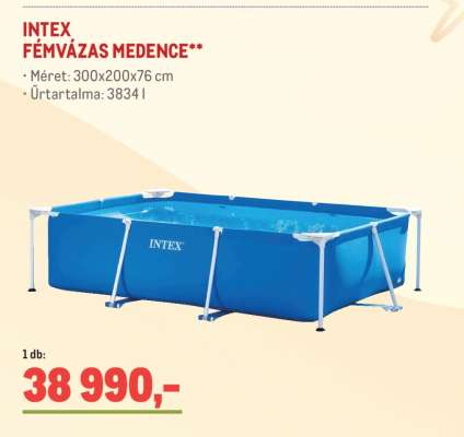 INTEX FÉMVÁZAS MEDENCE