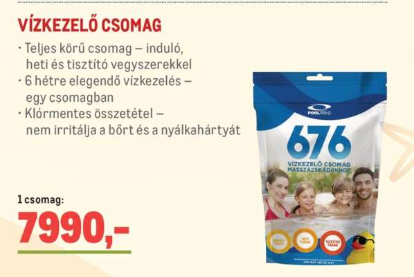 Vízkezelő csomag