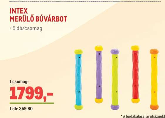 INTEX MERÜLŐ BÚVÁRBOT