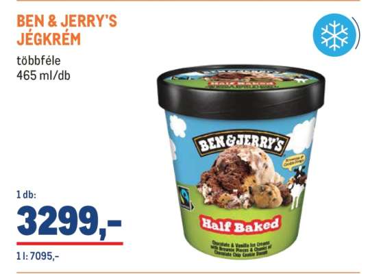 BEN&JERRY'S Jégkrém