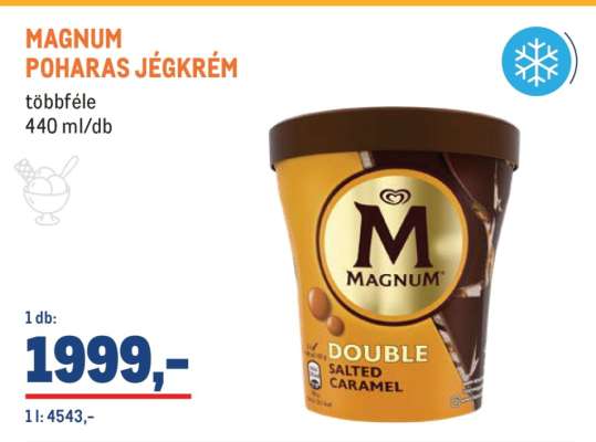 MAGNUM Poharas jégkrém