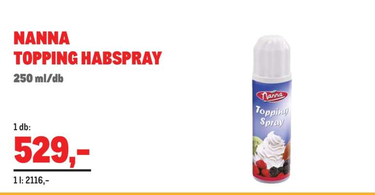 Nanna Topping Habspray