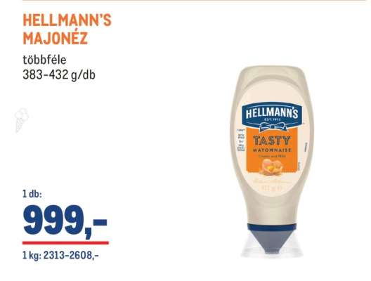 HELLMANN’S MAJONÉZ