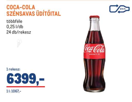 Coca-Cola szénsavas üdítőital