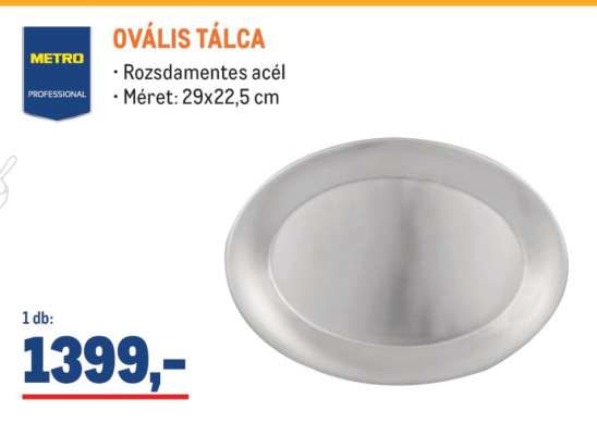 OVÁLIS TÁLCA
