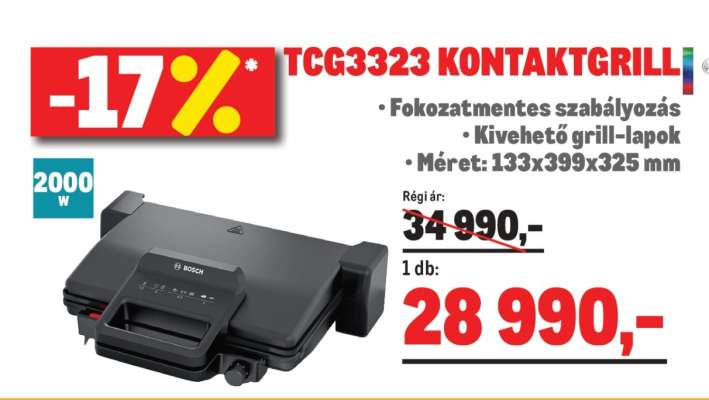 TCG3323 KONTAKTGRILL