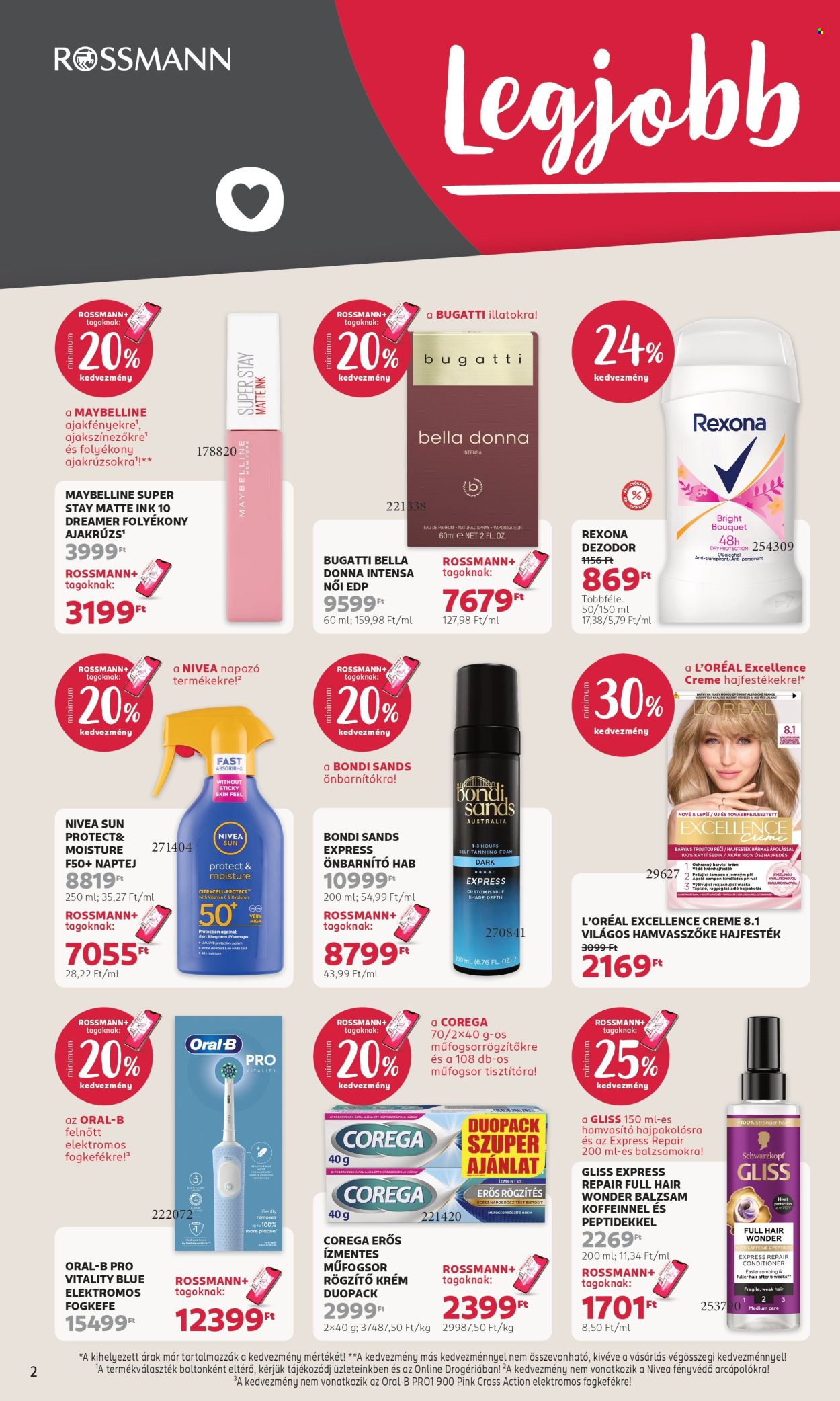 Rossmann akciós újságok - 2026.06.29 - 2026.07.03. Oldal 2