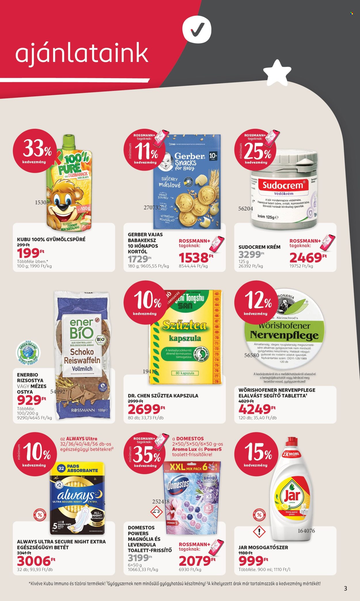 Rossmann akciós újságok - 2026.06.29 - 2026.07.03. Oldal 3