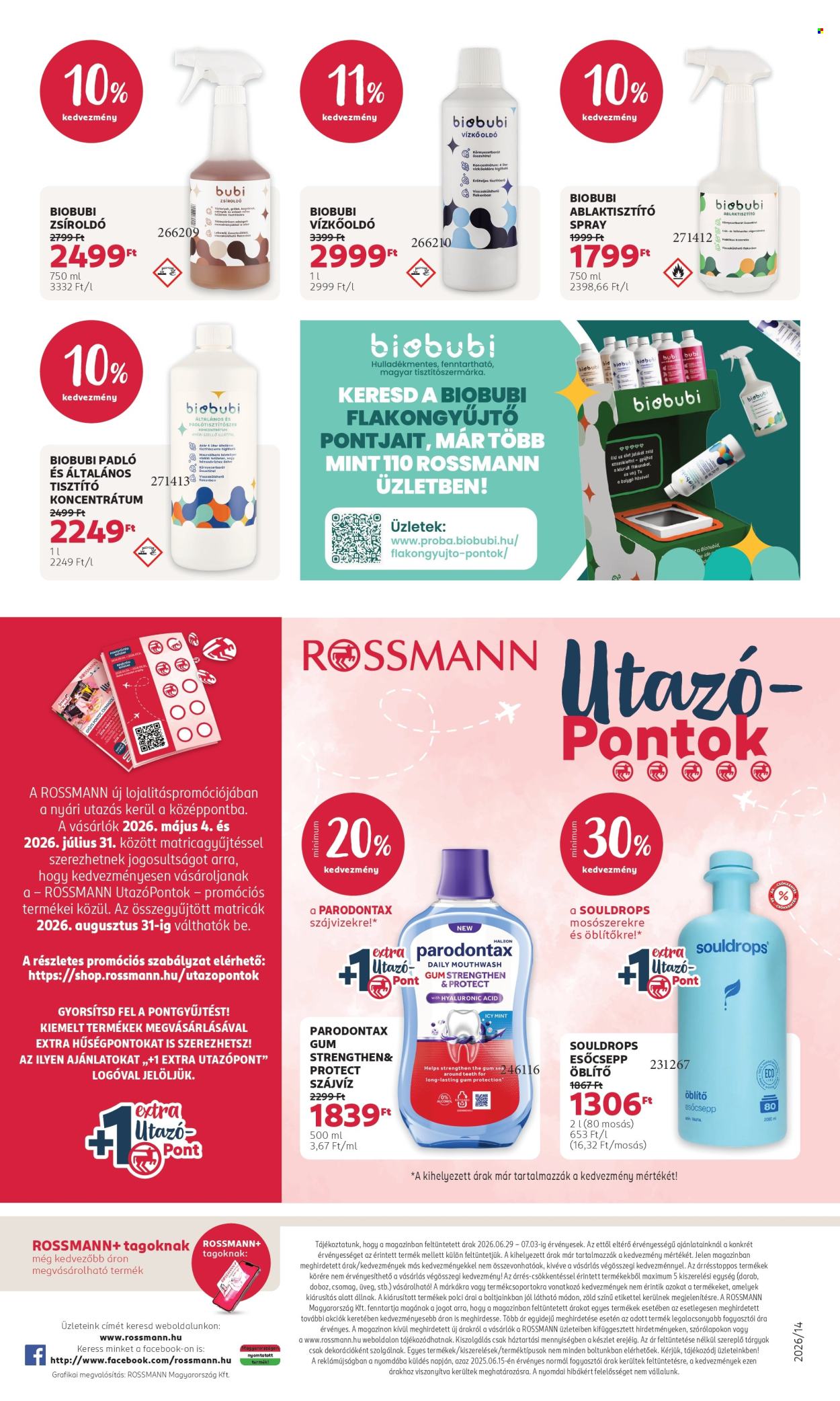 Rossmann akciós újságok - 2026.06.29 - 2026.07.03. Oldal 24