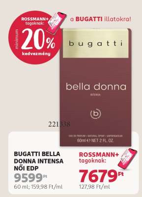 BUGATTI BELLA DONNA INTENSA NŐI EDP