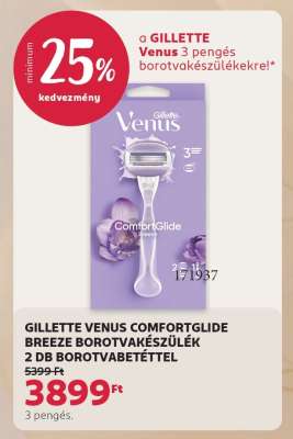 GILLETTE VENUS COMFORTGLIDE BREEZE BOROTVAKÉSZÜLÉK