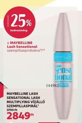 MAYBELLINE LASH SENSATIONAL LASH MULTIPLYING VÍZÁLLÓ SZEMPILLASPIRÁL