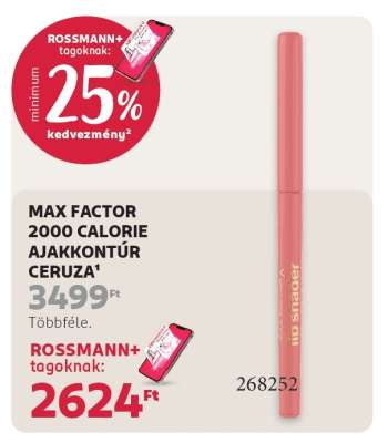 MAX FACTOR 2000 CALORIE AJAKKONTÚR CERUZA
