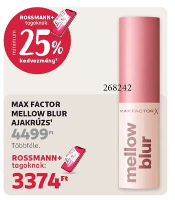 MAX FACTOR MELLOW BLUR Ajakrúzs