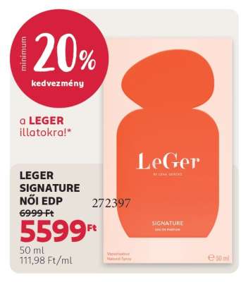 LEGER SIGNATURE NŐI EDP