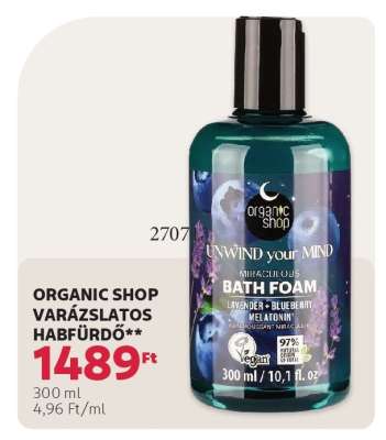 ORGANIC SHOP VARÁZSLATOS HABFÜRDŐ