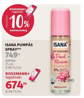ISANA PUMPÁS SPRAY