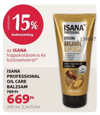 ISANA PROFESSIONAL OIL CARE BALZSAM