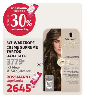 Schwarzkopf Creme Supreme tartós hajfesték