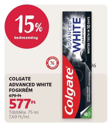COLGATE ADVANCED WHITE FOGKRÉM