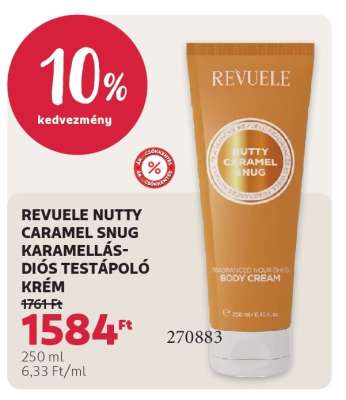 REVUELE NUTTY CARAMEL SNUG KARAMELLÁS-DIÓS TESTÁPOLÓ KRÉM